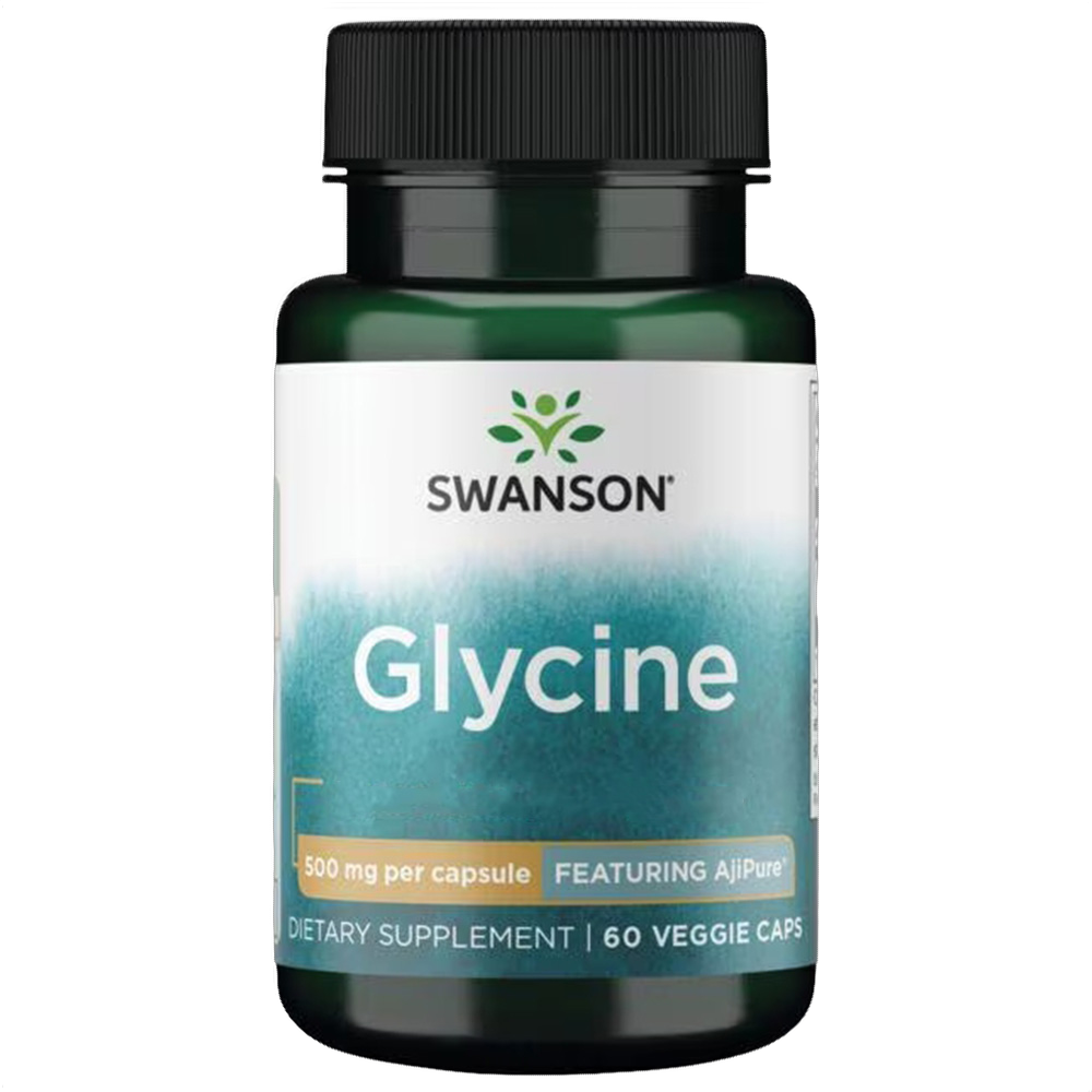 Glycine - Featuring Ajipure, Glicina - Con Ajipure, 500 mg