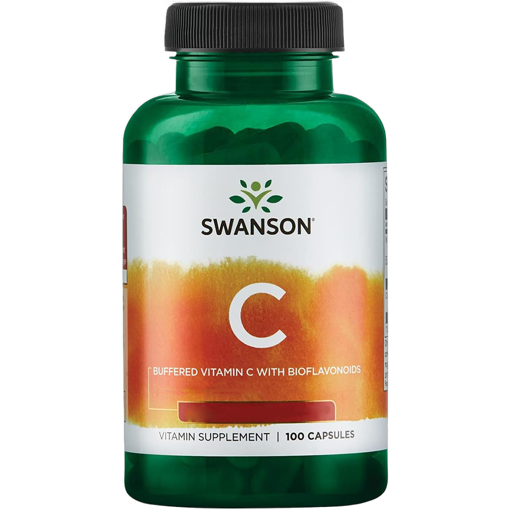 Buffered, Vitamine C (tamponnée) avec bioflavonoïdes, 500 mg