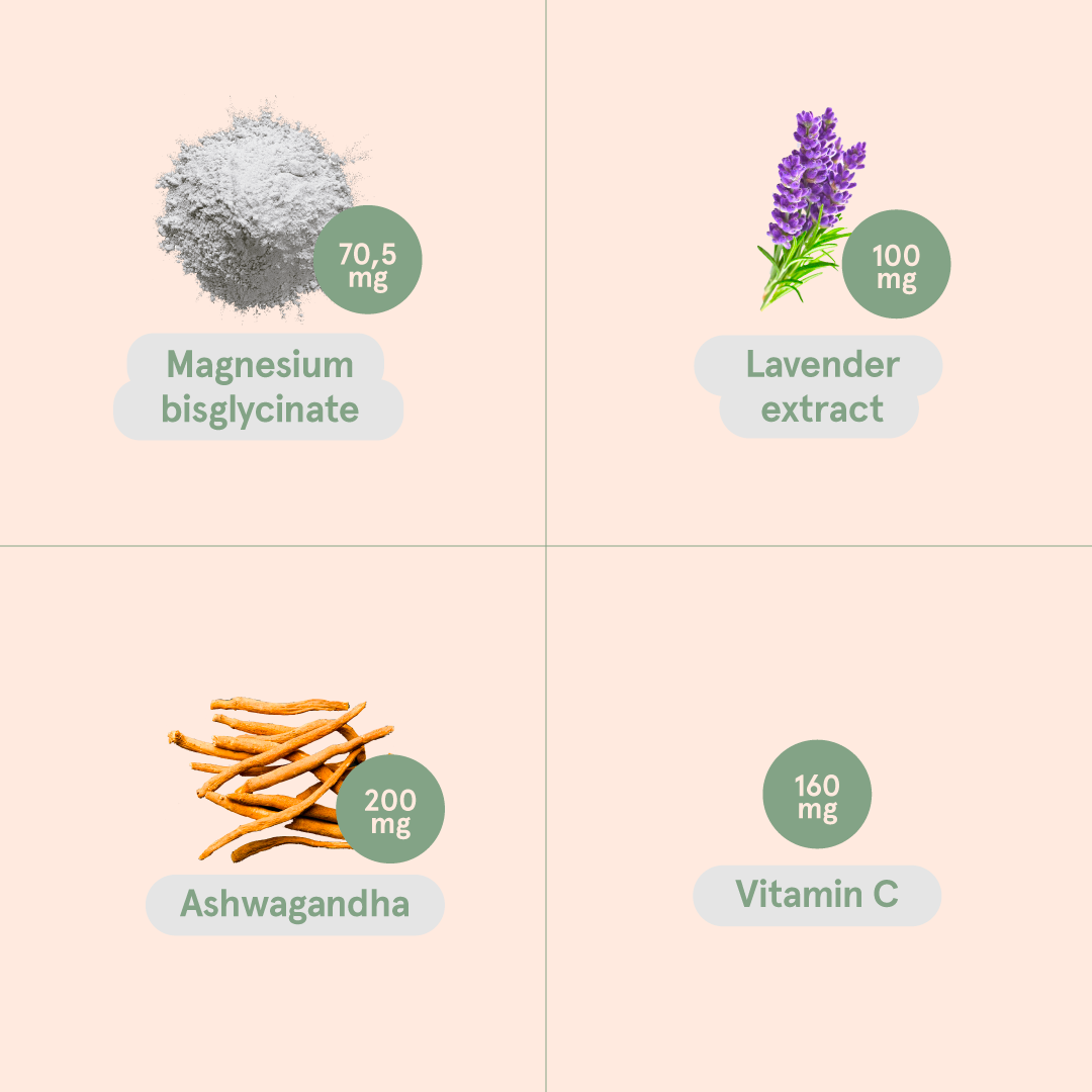 Calm Blend, Ashwagandha + Magnesium