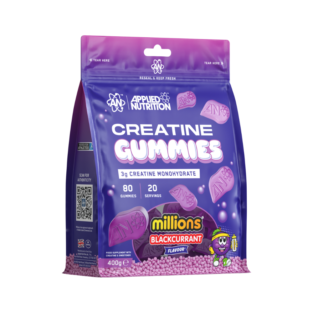 Bonbons gélifiés à la créatine, Millions Blackcurrant