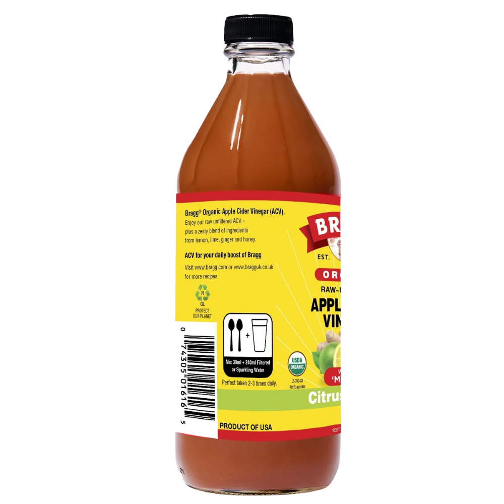Organic Apple Cider Vinegar with Citrus Ginger