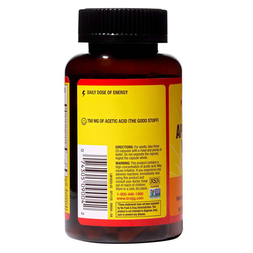 Vinaigre de cidre, Energy (Énergie)