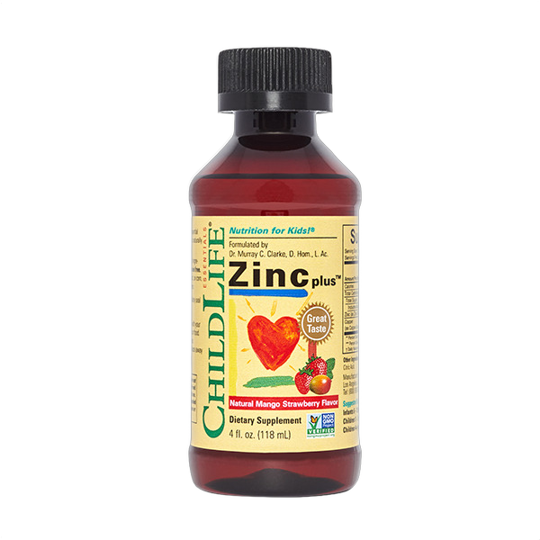 Zinc Plus liquide, saveur mangue/fraise