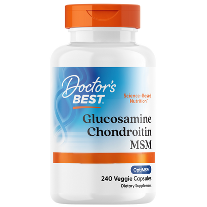Glucosamina, condroitina y MSM con OptiMSM