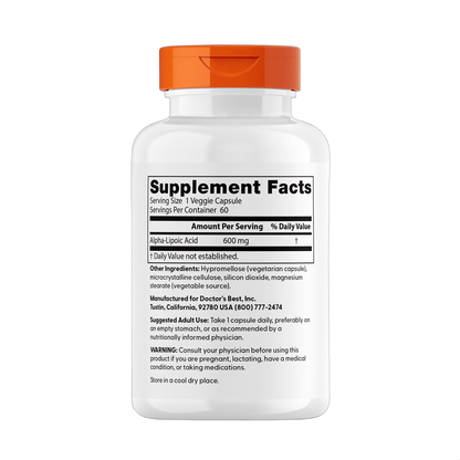 Alpha-Lipoic Acid, 600mg