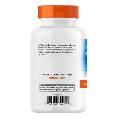 MSM con OptiMSM, 1.500 mg