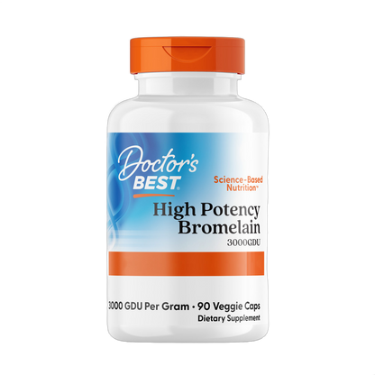 Bromélaïne haute puissance 3000 GDU, 500 mg