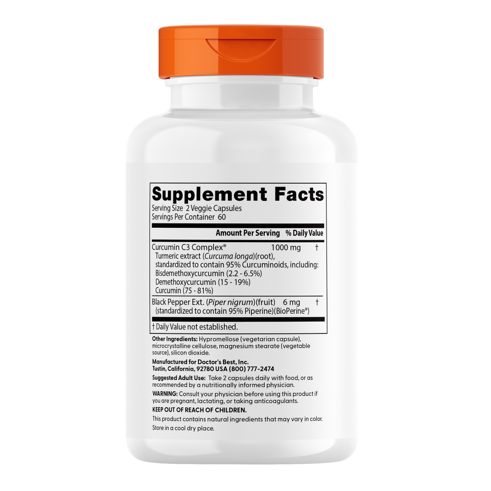 Curcumine à haute absorption, 500 mg