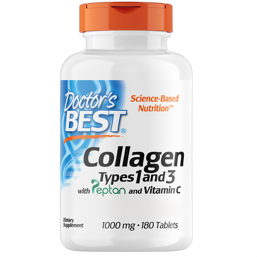 Colágeno tipos 1 y 3 con Peptan y vitamina C, 1.000 mg
