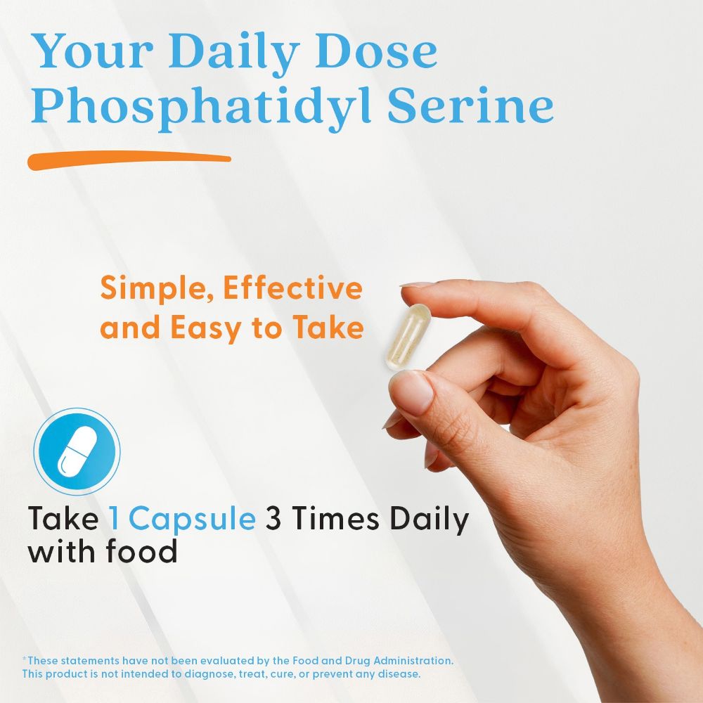 Fosfatidilserina con SerinAid, 100 mg