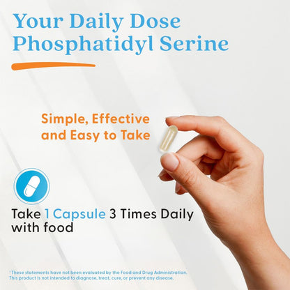 Fosfatidilserina con SerinAid, 100 mg