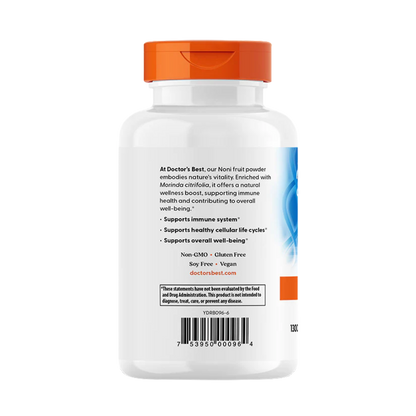 Polvo de fruta de noni, 650 mg
