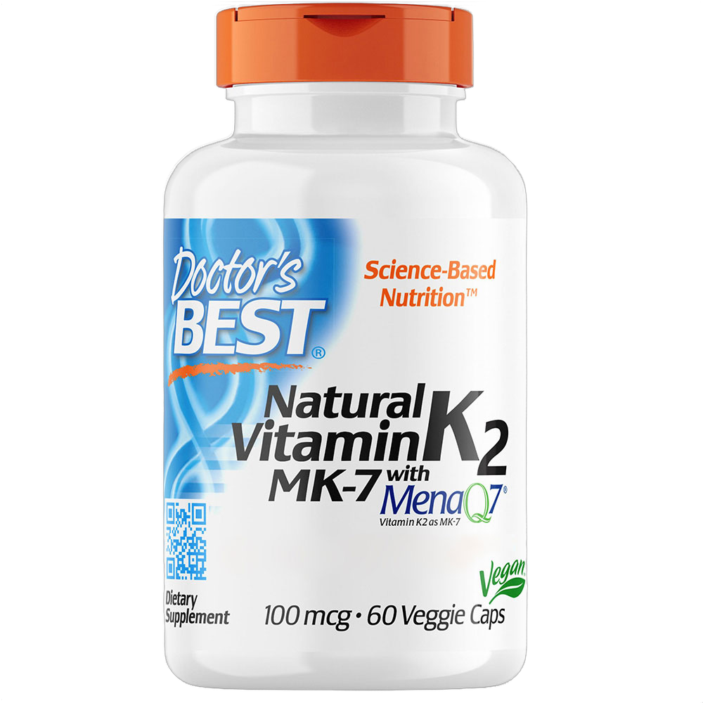 Vitamina K2 MK-7 naturale con MenaQ7, 100 mg