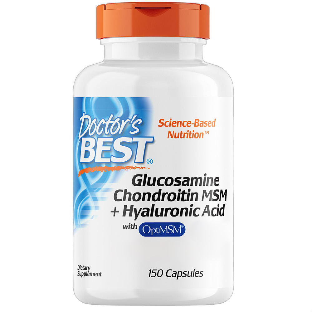 Glucosamine, chondroïtine, MSM + acide hyaluronique