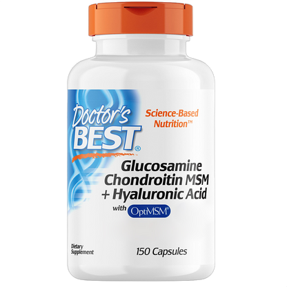 Glucosamine, chondroïtine, MSM + acide hyaluronique