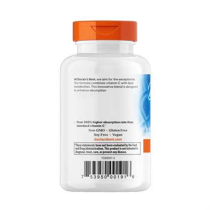 Vitamine C à haute absorption avec PureWay-C, 500 mg
