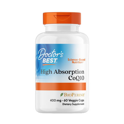 CoQ10 de alta absorción con BioPerine, 400 mg