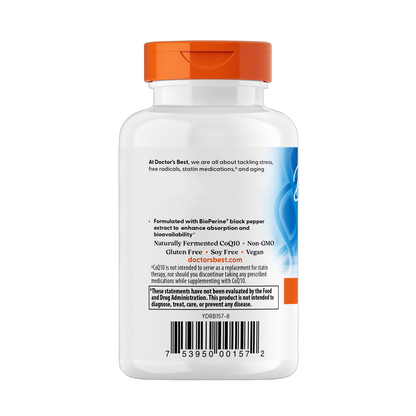 CoQ10 de alta absorción con BioPerine, 400 mg