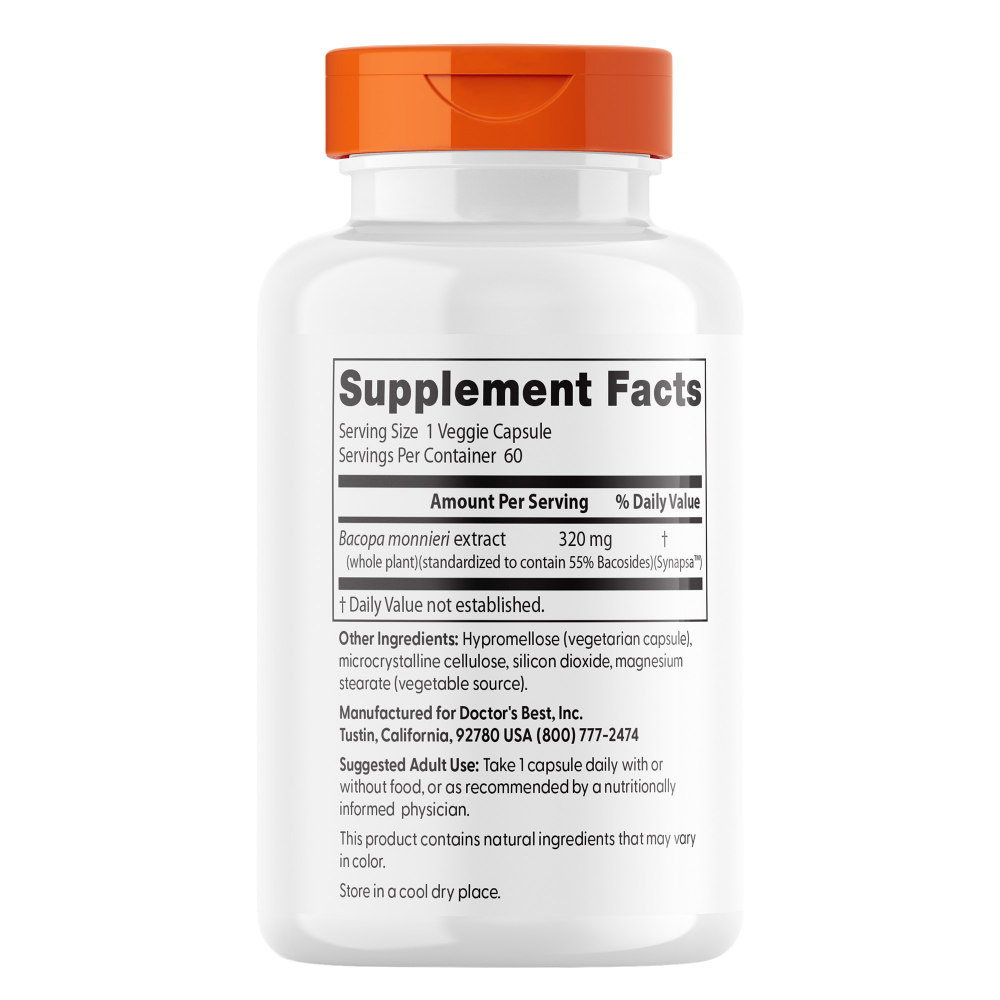 Bacopa mit Synapsa, 320 mg