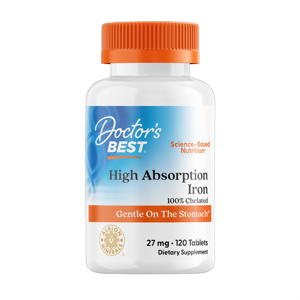 High Absorption Iron with Ferrochel, 27mg
