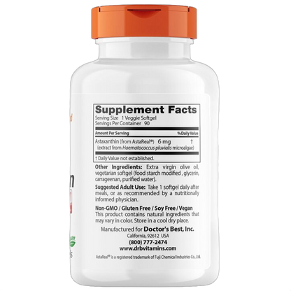 Astaxanthin mit AstaReal®, 6 mg