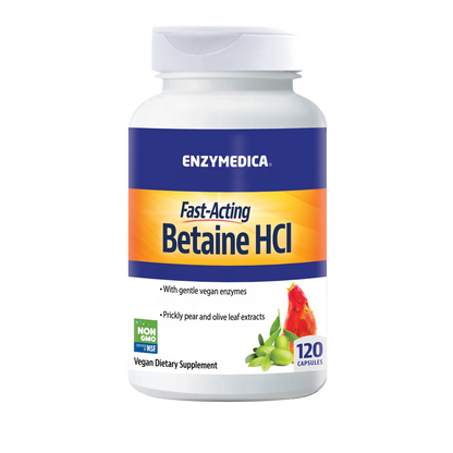 HCl de betaína, alivio de la acidez estomacal y la indigestión,