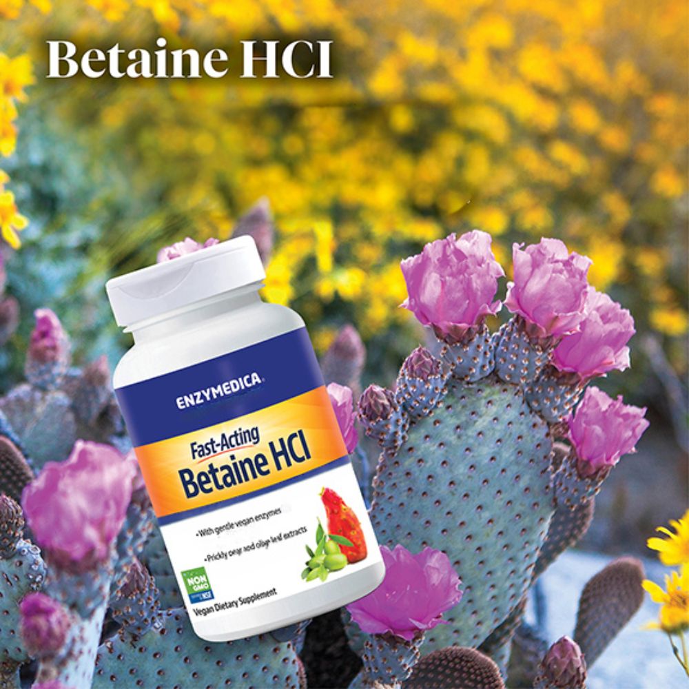HCl de betaína, alivio de la acidez estomacal y la indigestión,