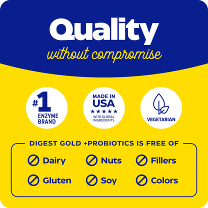Digest Gold + Probiotics, supporto digestivo per pasti abbondanti