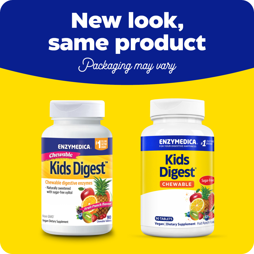 Kids Digest Chewable, (pour enfants) aide à la digestion en douceur