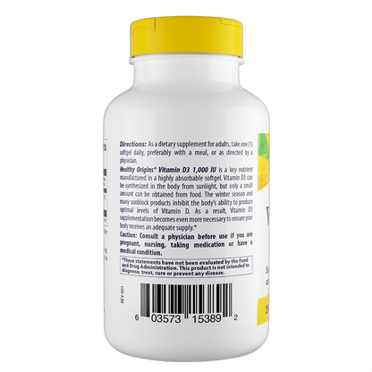 Vitamina D3, 1.000 UI