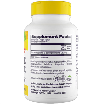 Cognizin Citicolina, 250 mg