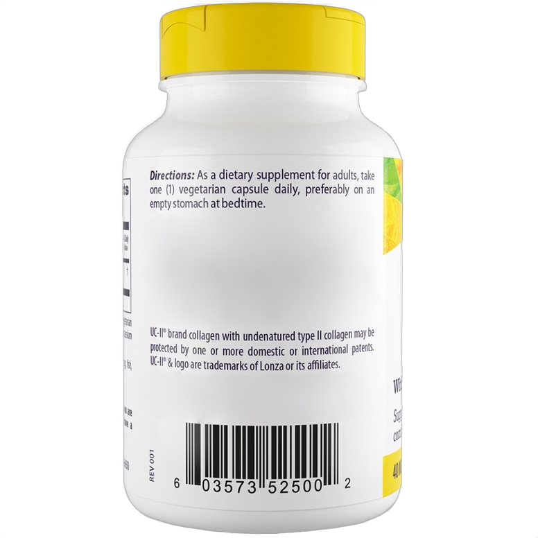 UC II, Colágeno tipo II sin desnaturalizar, 40 mg