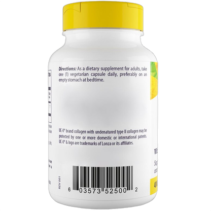 UC II, Colágeno tipo II sin desnaturalizar, 40 mg