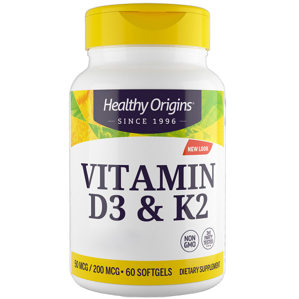 Vitamin D3 & K2, 50mcg/200mcg