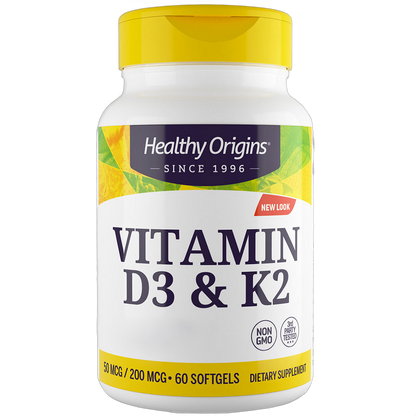 Vitamin D3 & K2, 50mcg/200mcg