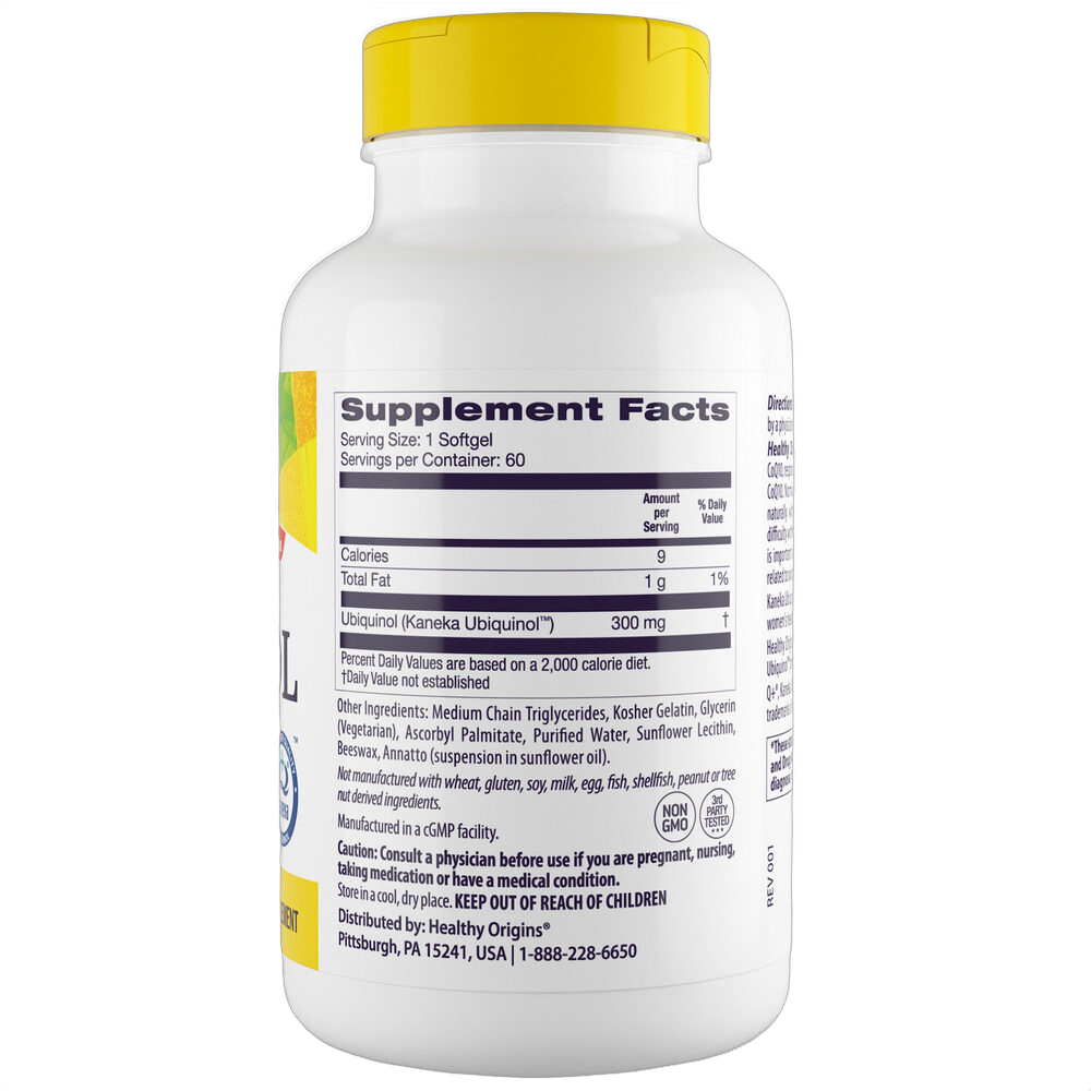 Ubiquinol, 300 mg