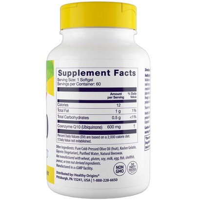 CoQ10 natural con Kaneka Q10, 600 mg