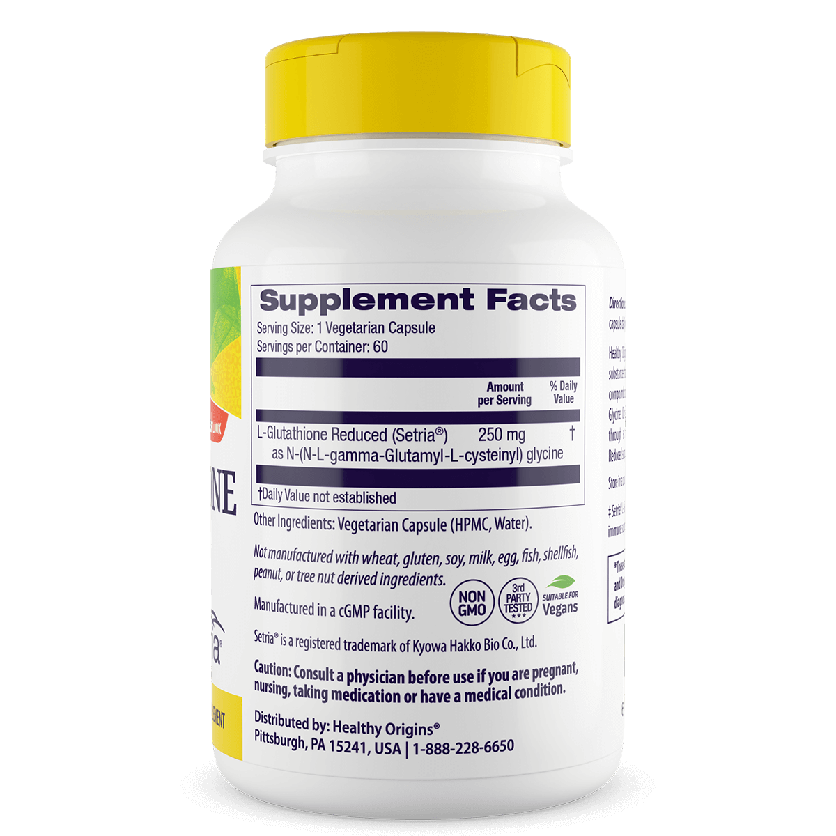 L-Glutathione Reduced, 250mg