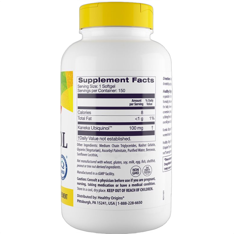 Natural Ubiquinol, 100mg