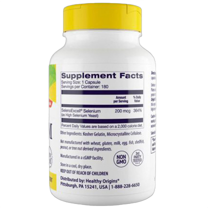 Selenio, 200 mcg
