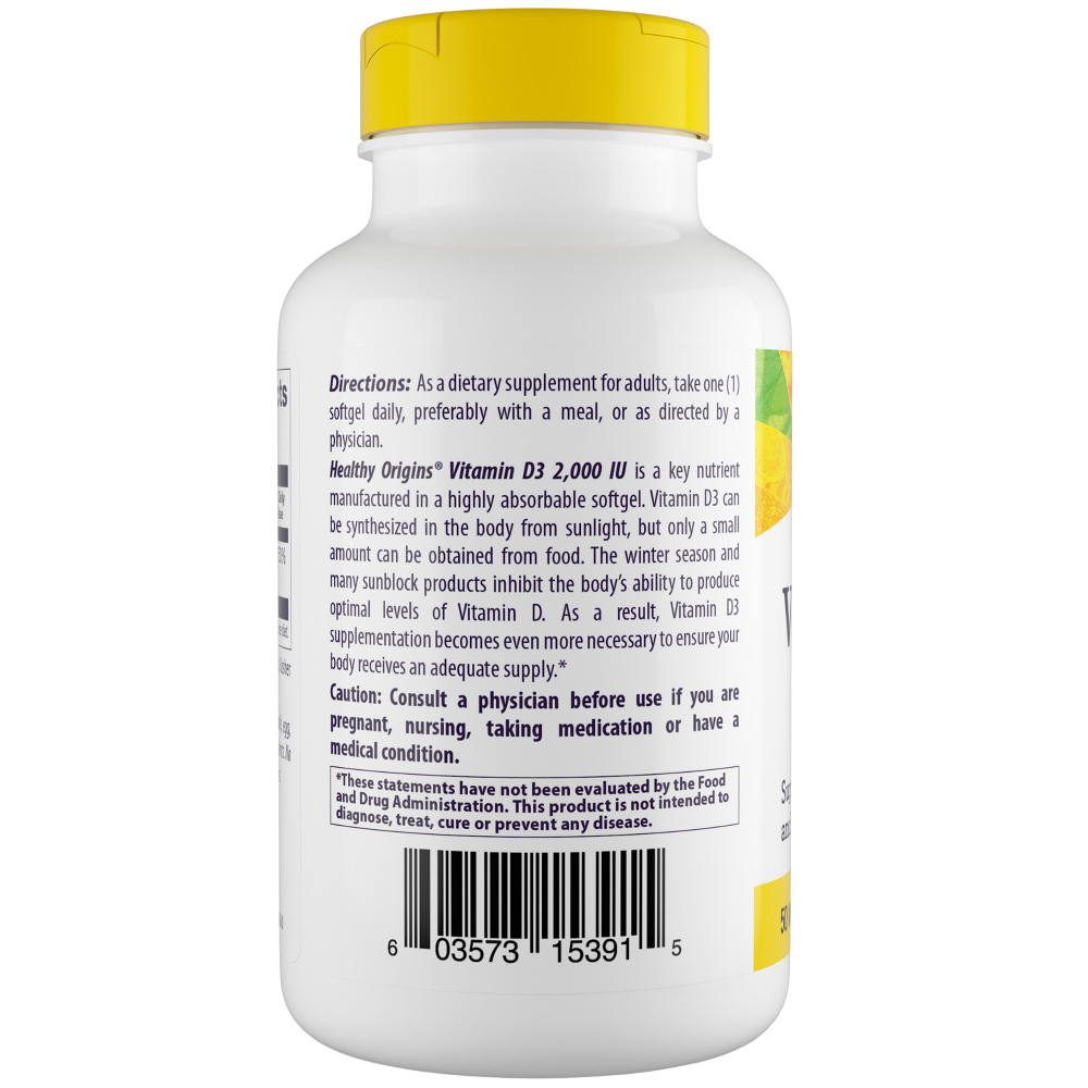 Vitamin D3, 2.000 IE