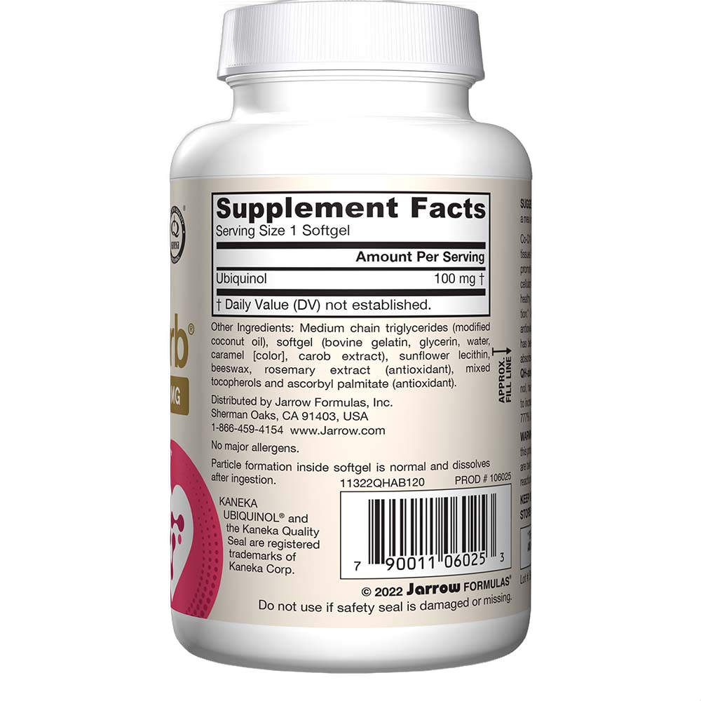 Ubiquinol QH-Absorb, 100 mg