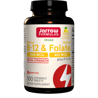 Vitamin Methyl B-12 & Methyl Folate, Lemon Flavour