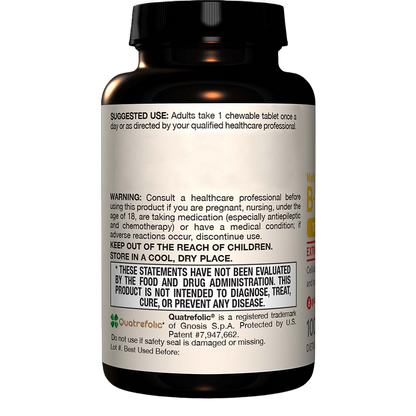 Vitamin Methyl B-12 & Methyl Folate, Lemon Flavour