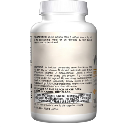 Vitamin D3, 62,5 mg (2.500 IE)