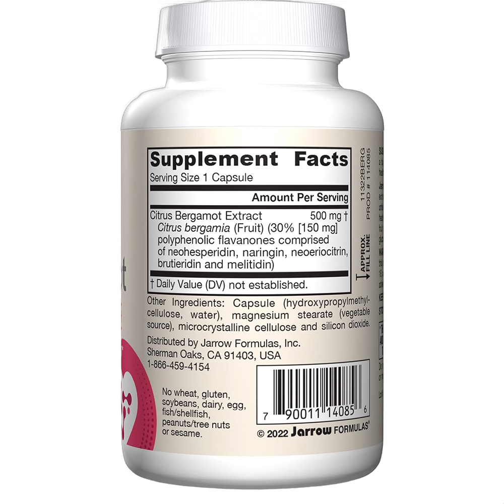 Citrus Bergamot, (Agrumi e bergamotto), 500 mg