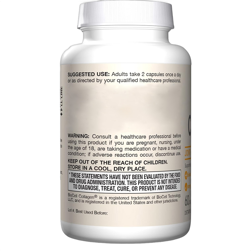 Complejo de colágeno tipo II, 500 mg