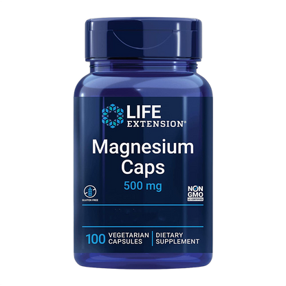 Cápsulas de magnesio, 500 mg