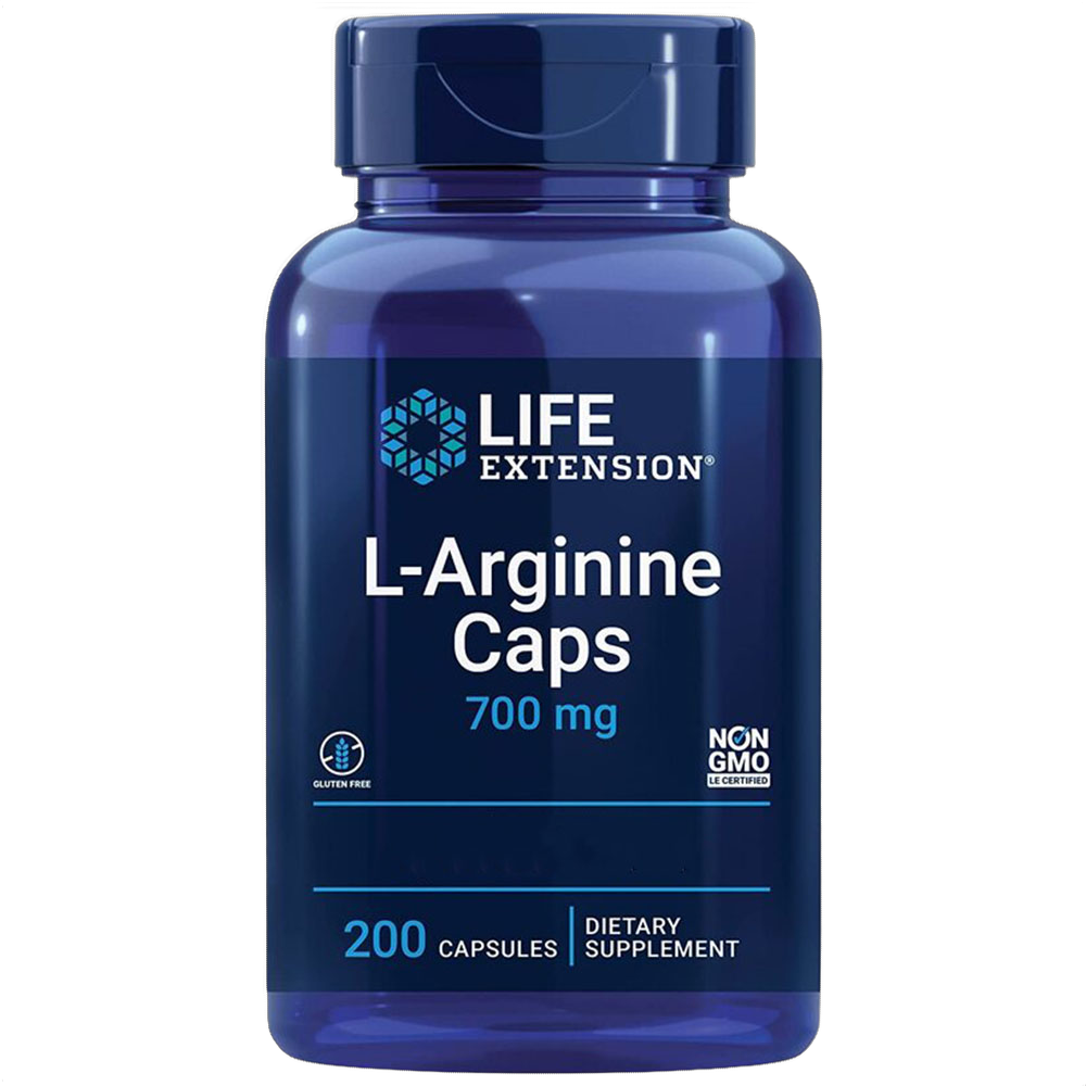 Cápsulas de L-arginina, 700 mg