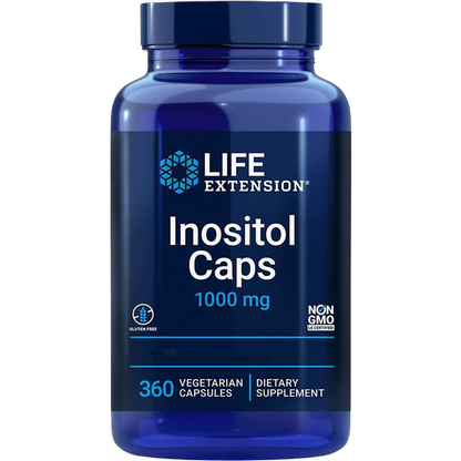 Cápsulas de inositol, 1.000 mg